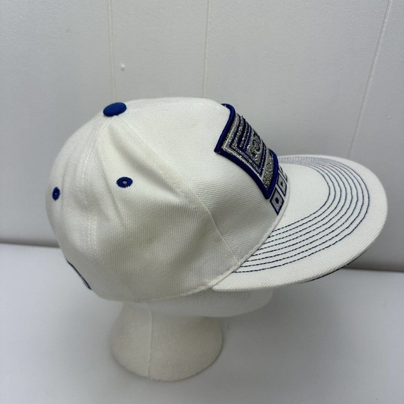 KBETHOS Hat Cap White Blue Cassette Tape Fitted Small Music Retro - Picture 7 of 13